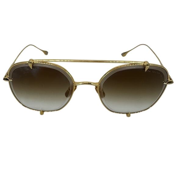 DITA Talon-Two 23009 Gold Titanium Aviator Sunglasses Gradient Lenses main image 8